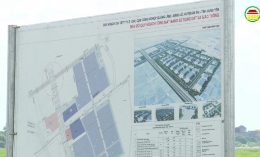 Huyện  Ân Thi quản lý chặt đất quy hoạch làm khu, cụm công nghiệp