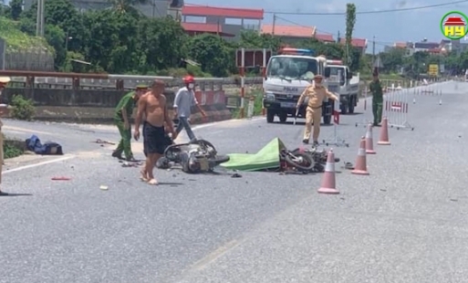  Tai nạn giao thông giữa 2 xe mô tô trên đường ĐT 386 làm 3 người thương vong