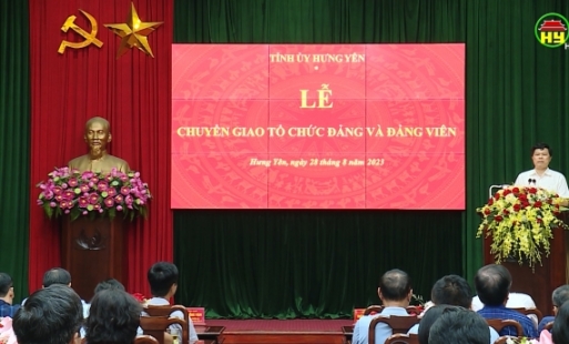 Lễ chuyển giao tổ chức đảng và đảng viên