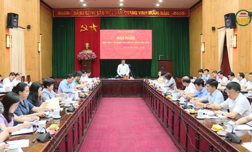 Họp tiểu ban văn kiện Đại hội Đảng bộ tỉnh Hưng Yên lần thứ XX, nhiệm kỳ 2025 - 2030