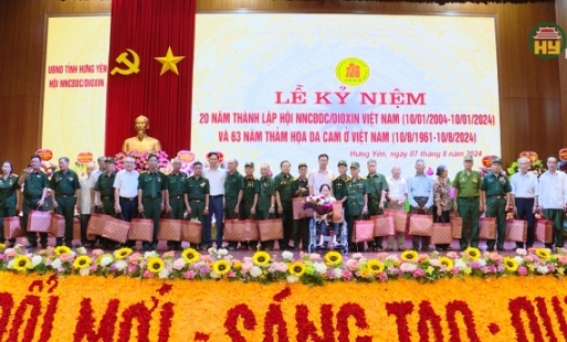 Kỷ niệm 20 năm Ngày thành lập Hội Nạn nhân chất độc da cam/Dioxin 