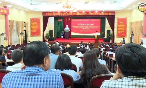 Cập nhập kiến thức, kỹ năng cho cán bộ quản lý cấp xã