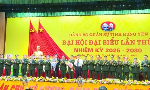 Đại hội Đại biểu Đảng bộ Chỉ huy quân sự Tỉnh Hưng Yên