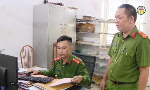 Công an xã vững mạnh, bám cơ sở phục vụ nhân dân