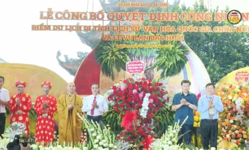  Điểm du lịch di tích lịch sử - văn hoá quốc gia chùa Nôm