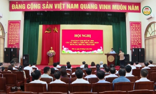 Giao ban công tác cụm quý III năm 2026