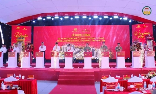  Khởi công Dự án Nhà ở cho lực lượng Công an nhân dân