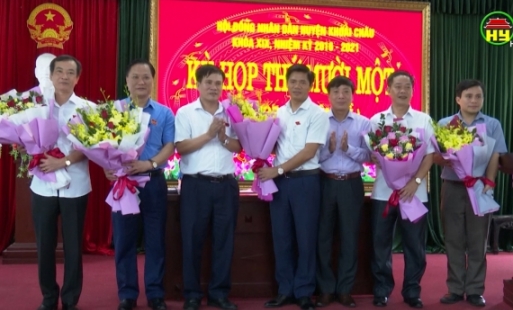 Khoái Châu có Chủ tịch, Phó Chủ tịch UBND huyện mới