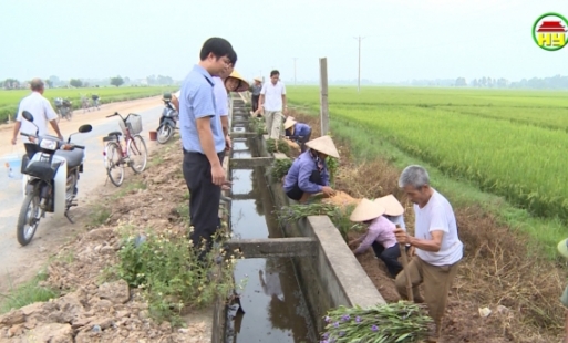Khoái Châu xây dựng đường giao thông để thúc đẩy kinh tế vùng nông thôn