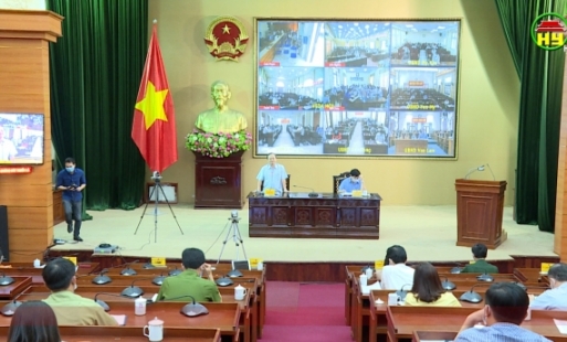 Hưng Yên: Họp trực tuyến với các địa phương về công tác phòng, chống dịch Covid – 19