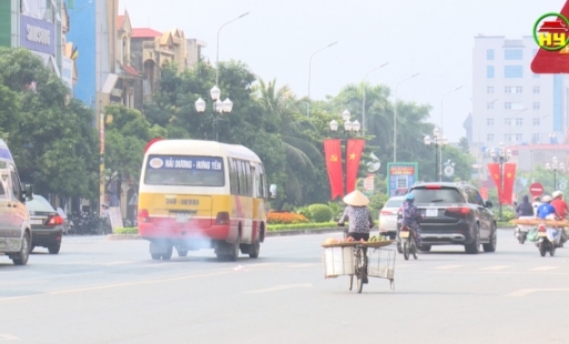 Xe buýt và vận tải khách tại Hưng Yên hoạt động trở lại