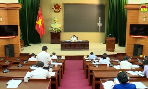 Ban cán sự Đảng UBND tỉnh họp giao ban với các thành viên