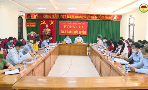 Ban Tổ chức Trung ương giao ban trực tuyến quý 3 năm 2021