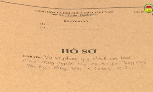 Khởi tố vụ án làm lây lan dịch bệnh nguy hiểm tại xã Yên Phú