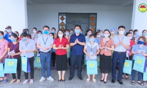 Liên đoàn lao động tỉnh hỗ trợ 4.500 công nhân bị ảnh hưởng dịch Covid – 19