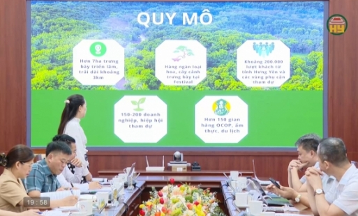 Chuẩn bị cho Festival hoa và cây cảnh tỉnh Hưng Yên 