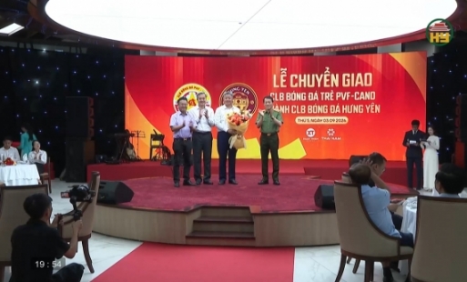 Chuyển giao CLB bóng đá trẻ PVF - CAND thành CLB bóng đá Hưng Yên