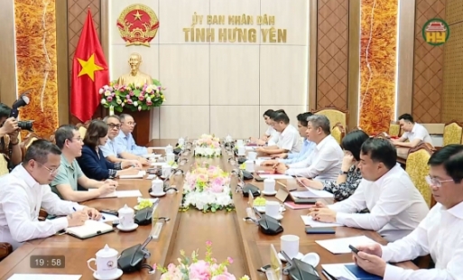 Doanh nghiệp công nghệ cao tìm hiểu đầu tư vào tỉnh Hưng Yên