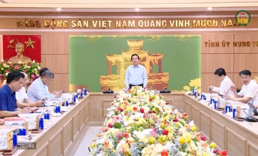 Họp Ban Thường vụ Tỉnh ủy 