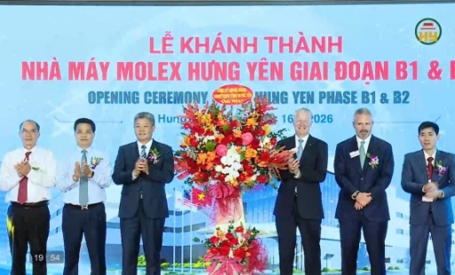 Khánh thành dự án mở rộng lớn nhất của Công ty Molex tại Việt Nam