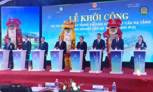 Khởi công khu công nghiệp Liên Hà Thái Green iP-3