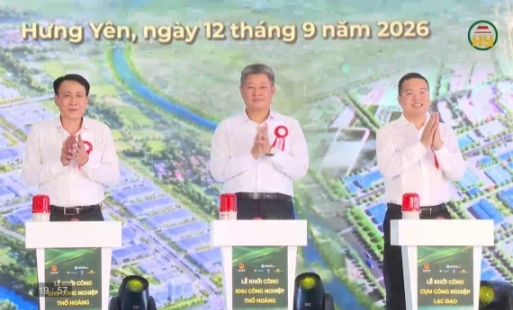 Khởi công Khu công nghiệp Thổ Hoàng và Cụm công nghiệp Lạc Đạo 