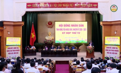  Kỳ họp thứ tư, HĐND tỉnh Hưng Yên khoá XVIII
