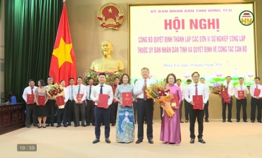 Thành lập các đơn vị sự nghiệp công lập thuộc UBND tỉnh