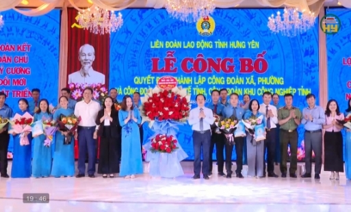 Thành lập tổ chức công đoàn mới 