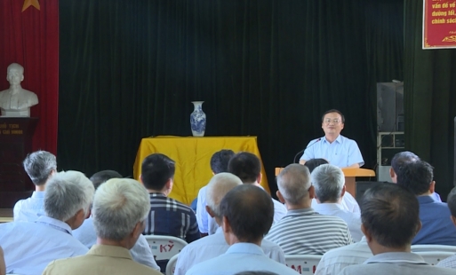  Bí thư Tỉnh ủy Đỗ Tiến Sỹ dự sinh hoạt chi bộ thôn Tam Kỳ