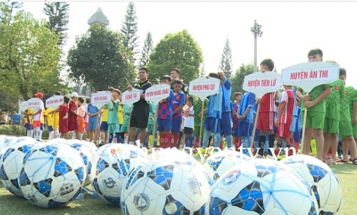 Khai mạc giải bóng đá nhi đồng U10 tỉnh Hưng Yên năm 2019