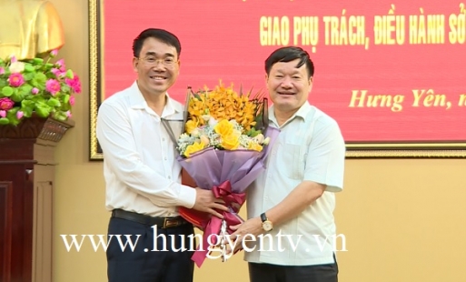 Công bố quyết định bổ nhiệm lãnh đạo một số sở, ngành ở Hưng Yên