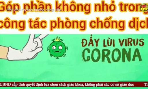 Đa dạng các hình thức tuyên truyền về dịch Covid-19 tại các nhà trường