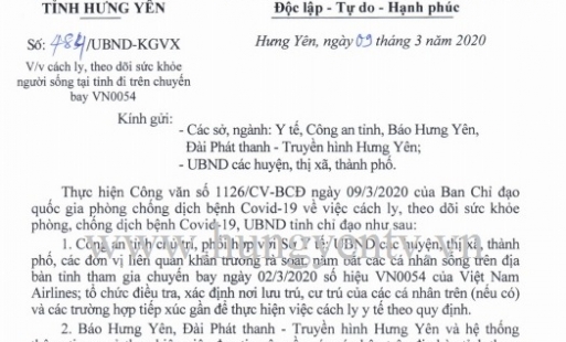 Rà soát, cách ly những trường hợp đi cùng chuyến bay với bệnh nhân Covid - 19 thứ 17
