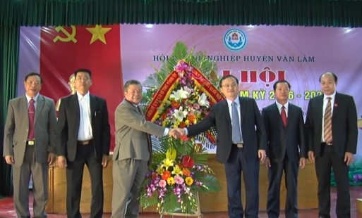 Đại hội Hội Doanh nghiệp huyện Văn Lâm lần thứ III
