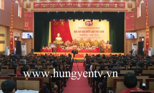 Đại hội đại biểu Đảng bộ huyện Kim Động lần thứ XXIII, nhiệm kỳ 2020 – 2025 