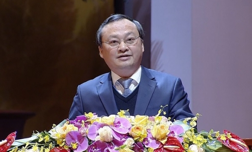 Bí thư Tỉnh ủy Đỗ Tiến Sỹ phát biểu tham luận tại Khai mạc Đại Hội đại biểu toàn quốc Hội Nông dân Việt  Nam