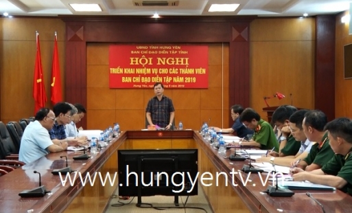 Chuẩn bị tốt cho diễn tập khu vực phòng thủ huyện ở Hưng Yên
