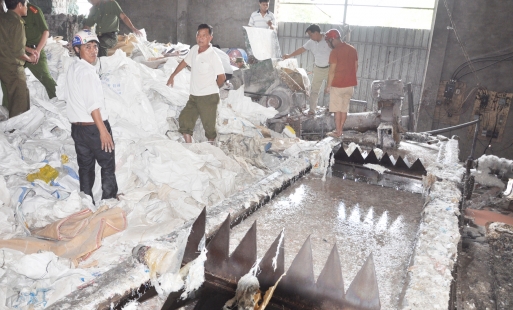 Mỹ Hào: Một công nhân tử vong vì rơi vào máy nghiền nhựa