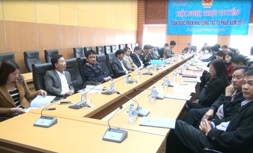 Hưng Yên dự hội nghị trực tuyến toàn quốc triển khai công tác tư pháp