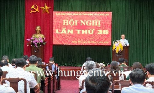 Hội nghị BCH Đảng bộ tỉnh Hưng Yên lần thứ 38