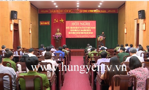 Tăng cường công tác bảo vệ chính trị nội bộ ở Hưng Yên