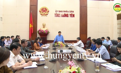 Hưng Yên tiếp tục họp trực tuyến 10 huyện, thị xã, thành phố về công tác phòng dịch Covid - 19