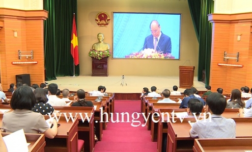 Hưng Yên dự hội nghị trực tuyến Thủ tướng với doanh nghiệp về phục hồi nền kinh tế