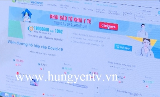 Người dân Hưng Yên hưởng ứng khai báo y tế toàn dân
