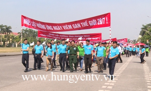 Hưng Yên phát động phong trào “Toàn dân chung tay đánh gục virut viêm gan”