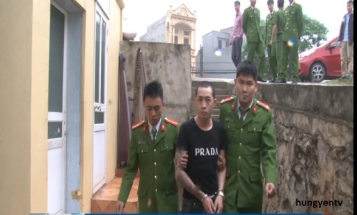 Bắt đối tượng côn đồ có 4 tiền án, tiền sự ở thành phố Hưng Yên