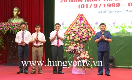 Khoái Châu kỷ niệm 20 năm tái lập huyện