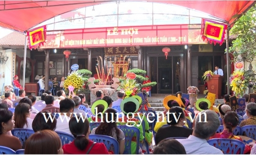 Khai hội đền Trần ở thành phố Hưng Yên