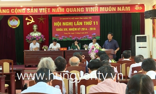 Phấn đấu tổ chức thành công Đại hội MTTQ tỉnh Hưng Yên lần thứ XV